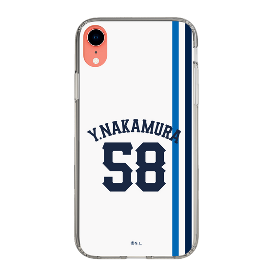 スリムプロテクションケース［ 埼玉西武ライオンズ- #58 NAKAMURA - ホーム ］