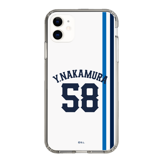 スリムプロテクションケース［ 埼玉西武ライオンズ- #58 NAKAMURA - ホーム ］