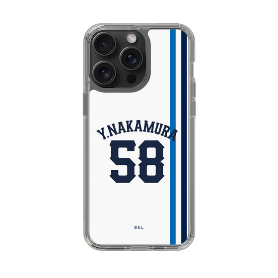 スリムプロテクションケース［ 埼玉西武ライオンズ- #58 NAKAMURA - ホーム ］