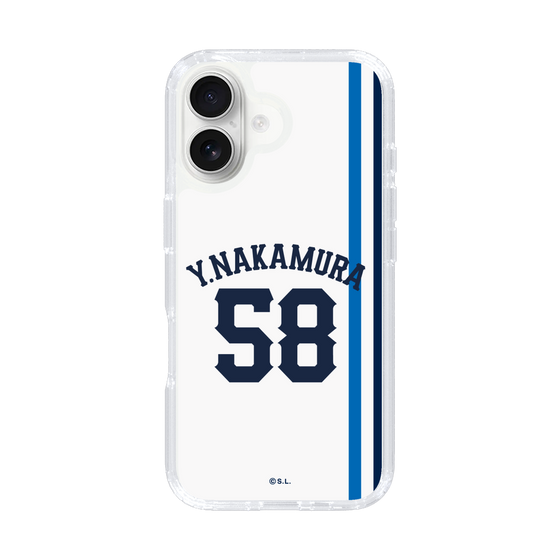スリムプロテクションケース［ 埼玉西武ライオンズ- #58 NAKAMURA - ホーム ］