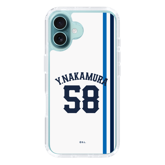 スリムプロテクションケース［ 埼玉西武ライオンズ- #58 NAKAMURA - ホーム ］