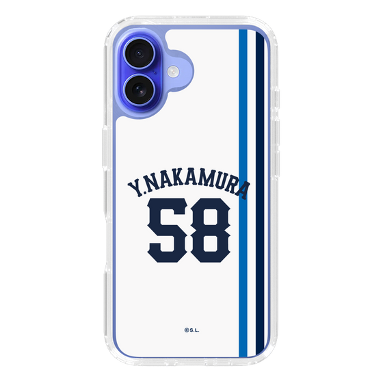 スリムプロテクションケース［ 埼玉西武ライオンズ- #58 NAKAMURA - ホーム ］