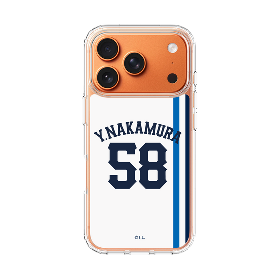 スリムプロテクションケース［ 埼玉西武ライオンズ- #58 NAKAMURA - ホーム ］