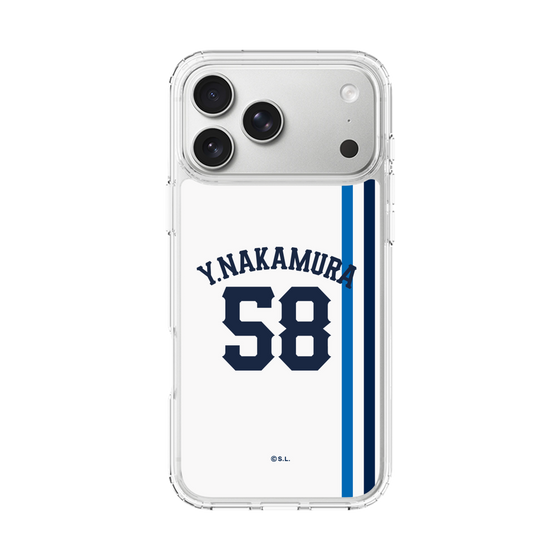 スリムプロテクションケース［ 埼玉西武ライオンズ- #58 NAKAMURA - ホーム ］