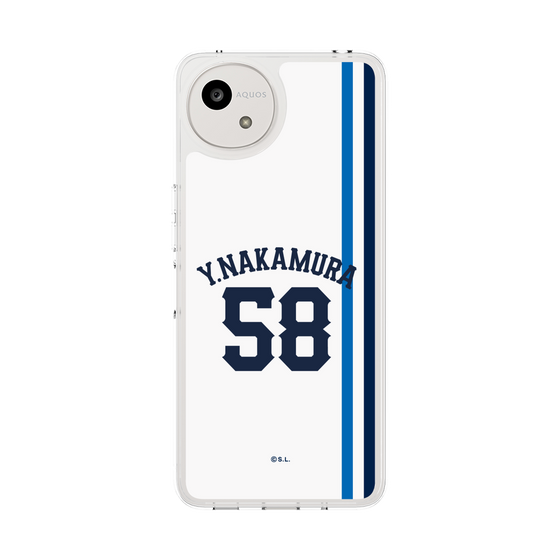スリムプロテクションケース［ 埼玉西武ライオンズ- #58 NAKAMURA - ホーム ］