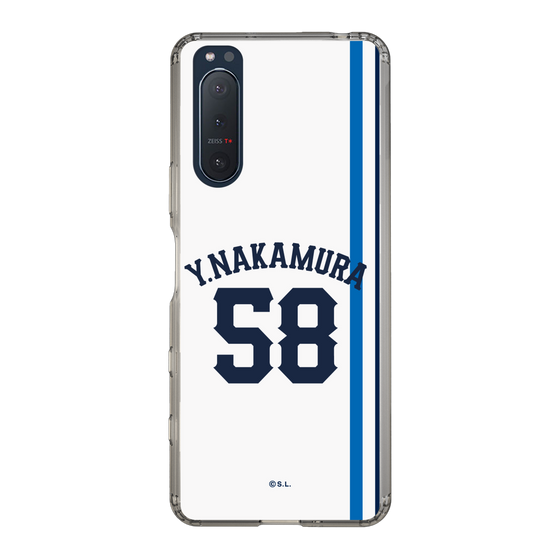 スリムプロテクションケース［ 埼玉西武ライオンズ- #58 NAKAMURA - ホーム ］