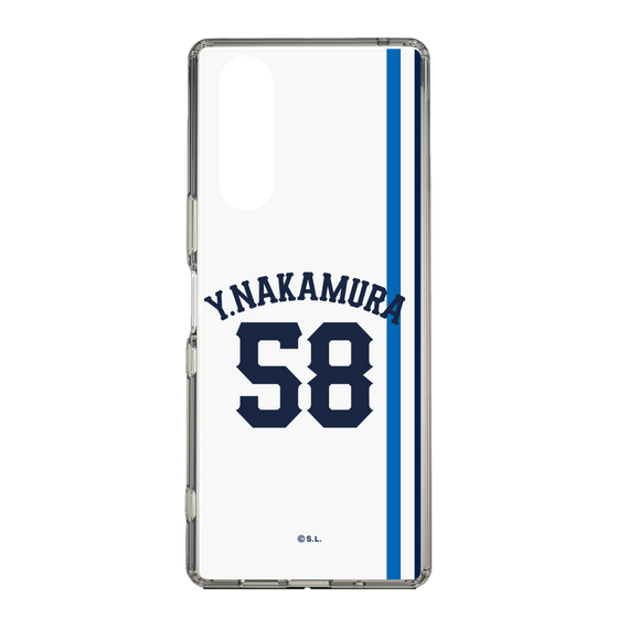 スリムプロテクションケース［ 埼玉西武ライオンズ- #58 NAKAMURA - ホーム ］