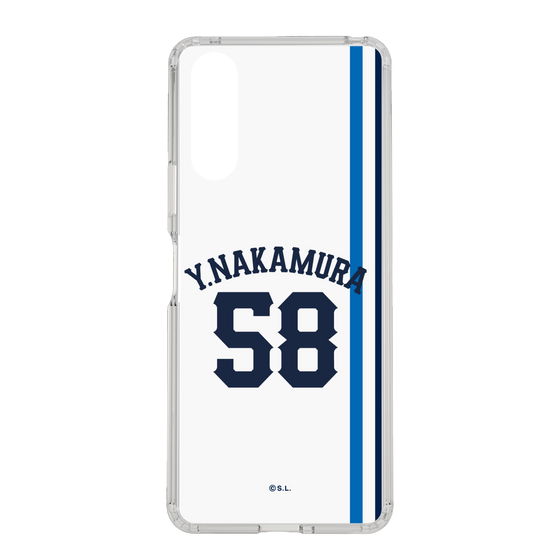 スリムプロテクションケース［ 埼玉西武ライオンズ- #58 NAKAMURA - ホーム ］