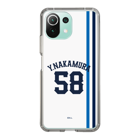 スリムプロテクションケース［ 埼玉西武ライオンズ- #58 NAKAMURA - ホーム ］