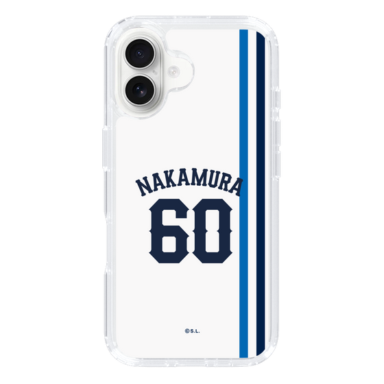 スリムプロテクションケース［ 埼玉西武ライオンズ- #60 NAKAMURA - ホーム ］