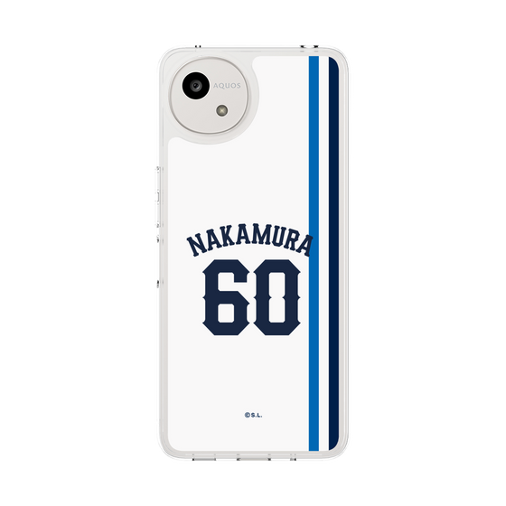スリムプロテクションケース［ 埼玉西武ライオンズ- #60 NAKAMURA - ホーム ］