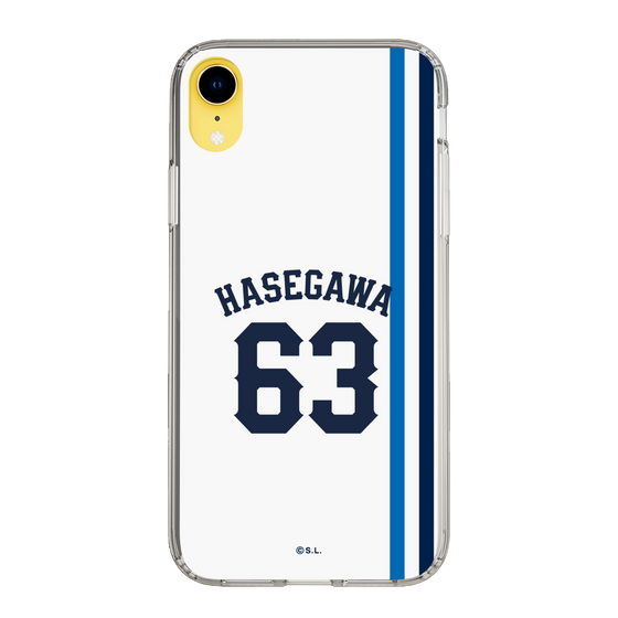 スリムプロテクションケース［ 埼玉西武ライオンズ- #63 HASEGAWA - ホーム ］