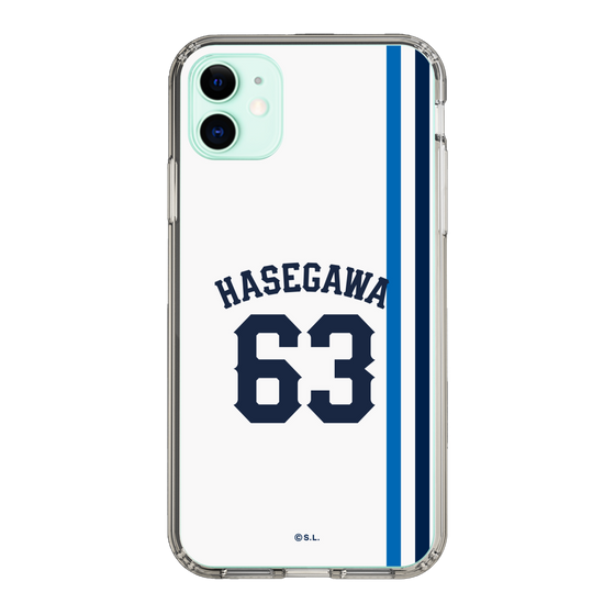 スリムプロテクションケース［ 埼玉西武ライオンズ- #63 HASEGAWA - ホーム ］