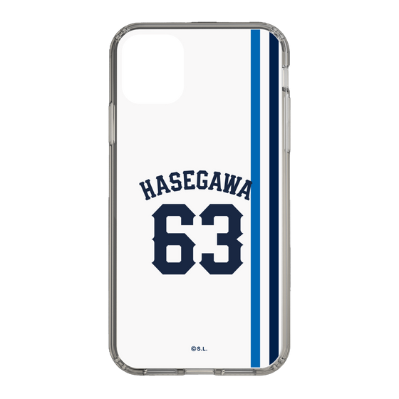 スリムプロテクションケース［ 埼玉西武ライオンズ- #63 HASEGAWA - ホーム ］