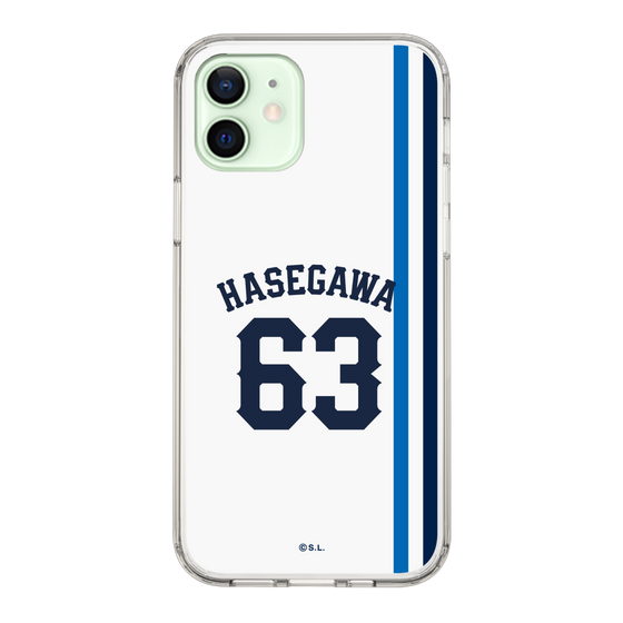 スリムプロテクションケース［ 埼玉西武ライオンズ- #63 HASEGAWA - ホーム ］