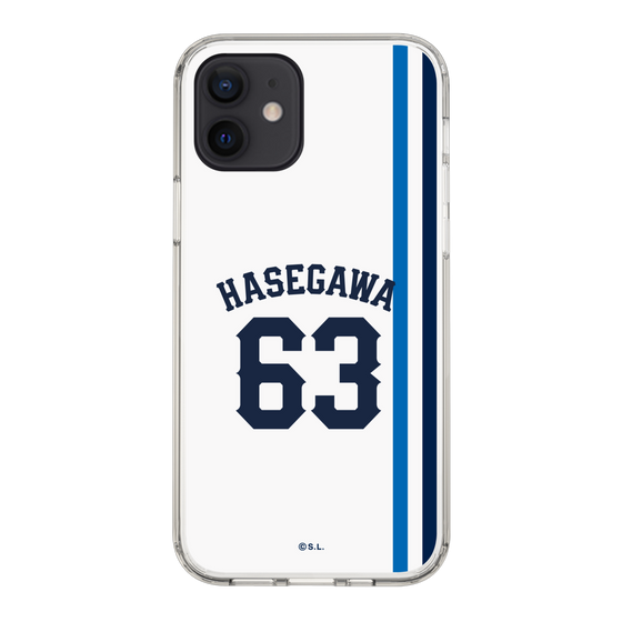 スリムプロテクションケース［ 埼玉西武ライオンズ- #63 HASEGAWA - ホーム ］