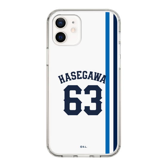 スリムプロテクションケース［ 埼玉西武ライオンズ- #63 HASEGAWA - ホーム ］