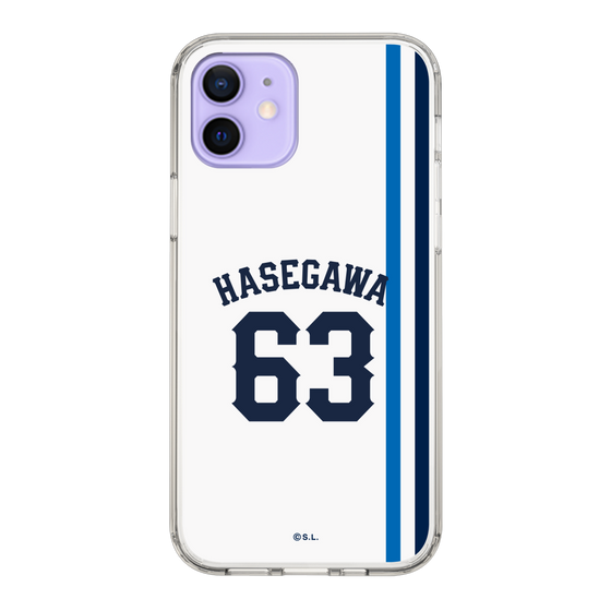 スリムプロテクションケース［ 埼玉西武ライオンズ- #63 HASEGAWA - ホーム ］