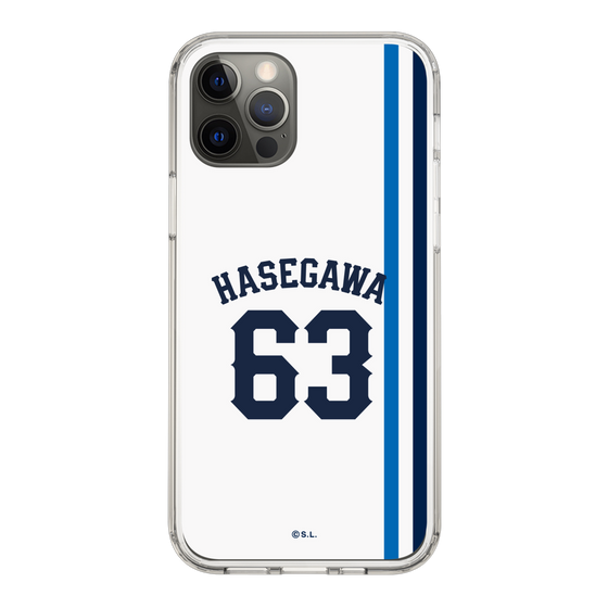 スリムプロテクションケース［ 埼玉西武ライオンズ- #63 HASEGAWA - ホーム ］