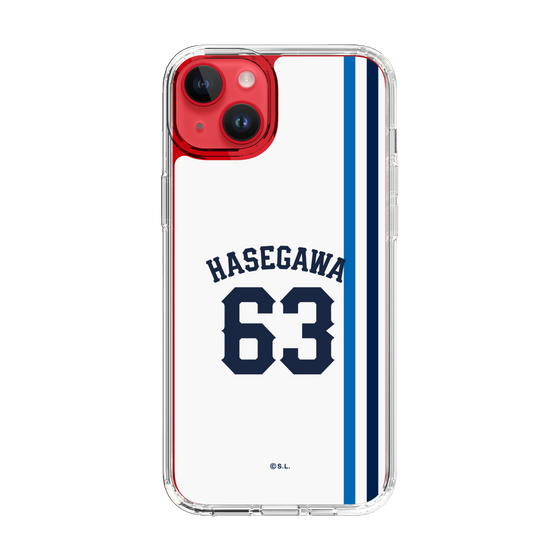 スリムプロテクションケース［ 埼玉西武ライオンズ- #63 HASEGAWA - ホーム ］