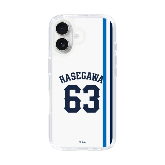 スリムプロテクションケース［ 埼玉西武ライオンズ- #63 HASEGAWA - ホーム ］