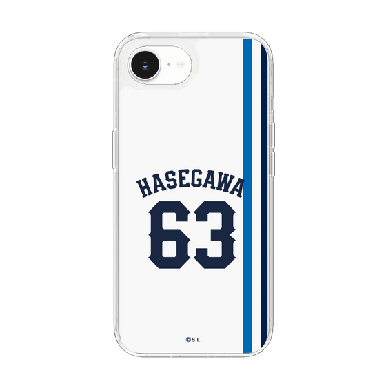 スリムプロテクションケース［ 埼玉西武ライオンズ- #63 HASEGAWA - ホーム ］