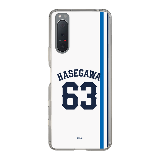 スリムプロテクションケース［ 埼玉西武ライオンズ- #63 HASEGAWA - ホーム ］