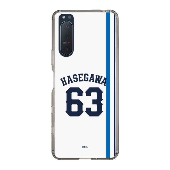 スリムプロテクションケース［ 埼玉西武ライオンズ- #63 HASEGAWA - ホーム ］