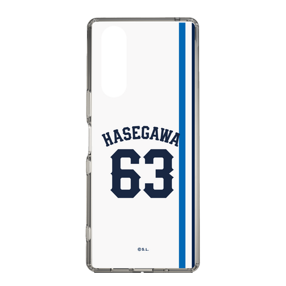 スリムプロテクションケース［ 埼玉西武ライオンズ- #63 HASEGAWA - ホーム ］