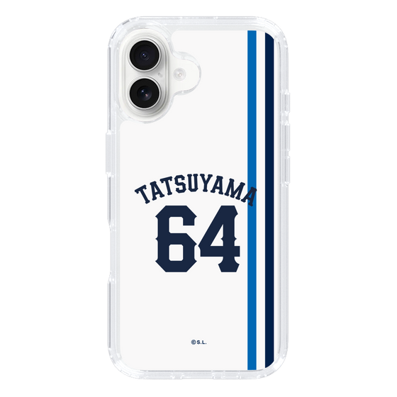 スリムプロテクションケース［ 埼玉西武ライオンズ- #64 TATSUYAMA - ホーム ］