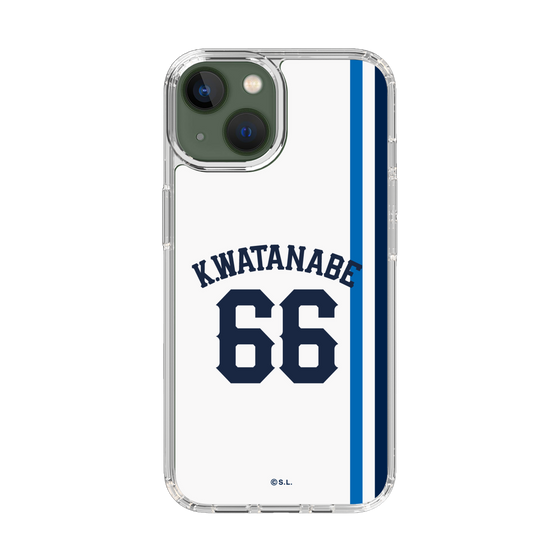 スリムプロテクションケース［ 埼玉西武ライオンズ- #66 WATANABE - ホーム ］