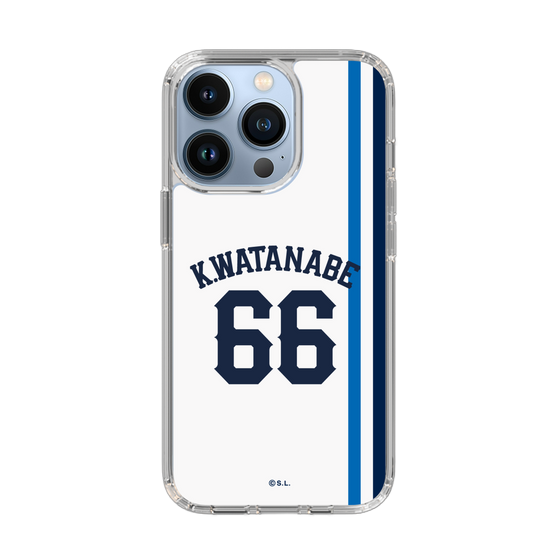 スリムプロテクションケース［ 埼玉西武ライオンズ- #66 WATANABE - ホーム ］