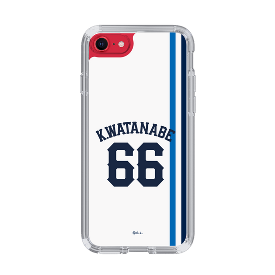 スリムプロテクションケース［ 埼玉西武ライオンズ- #66 WATANABE - ホーム ］