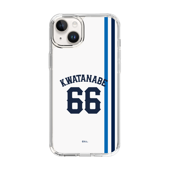 スリムプロテクションケース［ 埼玉西武ライオンズ- #66 WATANABE - ホーム ］