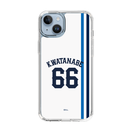 スリムプロテクションケース［ 埼玉西武ライオンズ- #66 WATANABE - ホーム ］