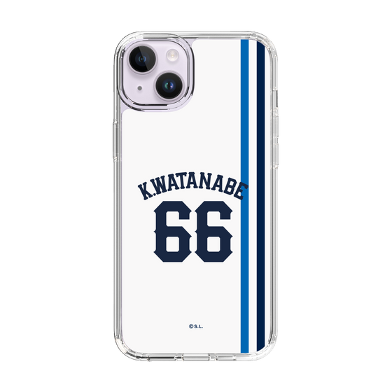 スリムプロテクションケース［ 埼玉西武ライオンズ- #66 WATANABE - ホーム ］