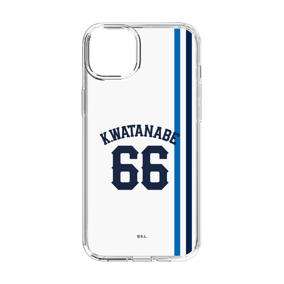 スリムプロテクションケース［ 埼玉西武ライオンズ- #66 WATANABE - ホーム ］