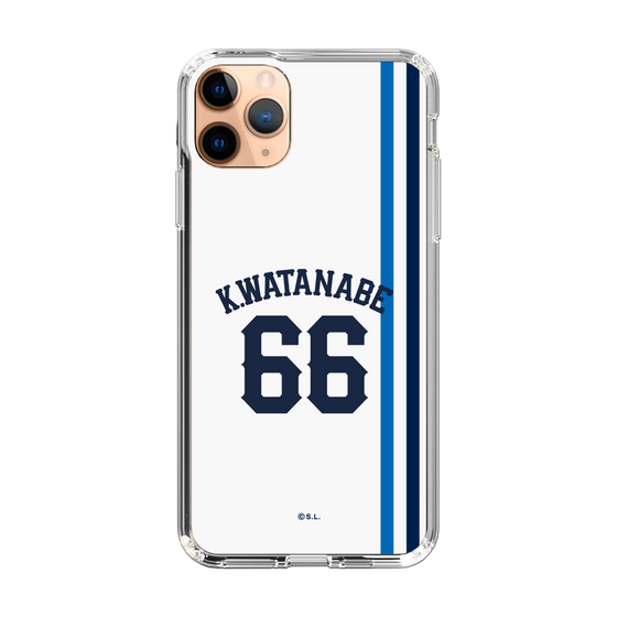 スリムプロテクションケース［ 埼玉西武ライオンズ- #66 WATANABE - ホーム ］