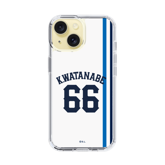 スリムプロテクションケース［ 埼玉西武ライオンズ- #66 WATANABE - ホーム ］