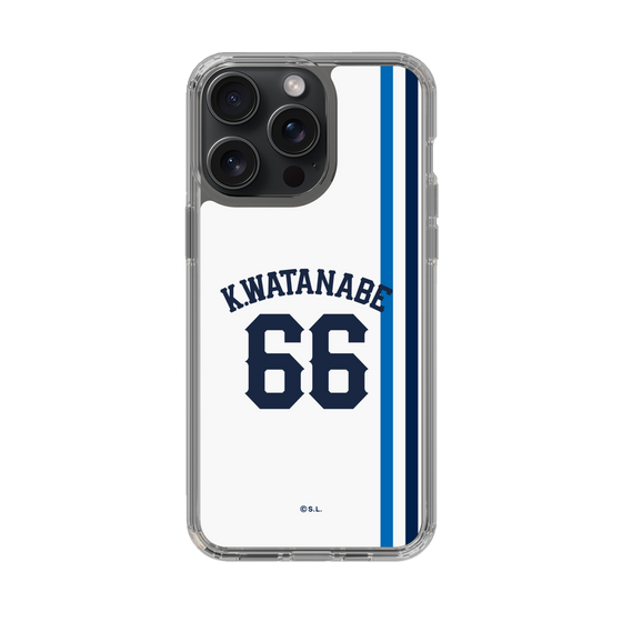 スリムプロテクションケース［ 埼玉西武ライオンズ- #66 WATANABE - ホーム ］