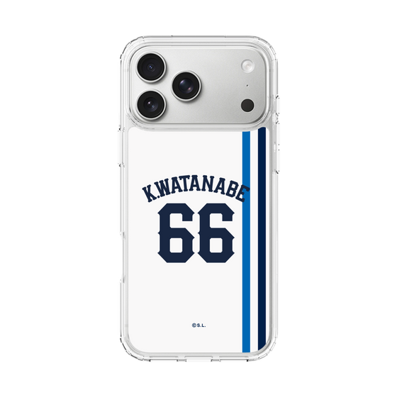 スリムプロテクションケース［ 埼玉西武ライオンズ- #66 WATANABE - ホーム ］