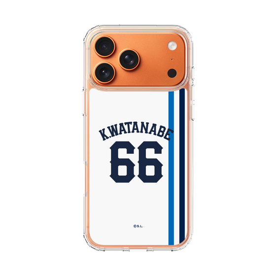 スリムプロテクションケース［ 埼玉西武ライオンズ- #66 WATANABE - ホーム ］