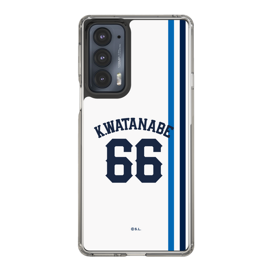 スリムプロテクションケース［ 埼玉西武ライオンズ- #66 WATANABE - ホーム ］