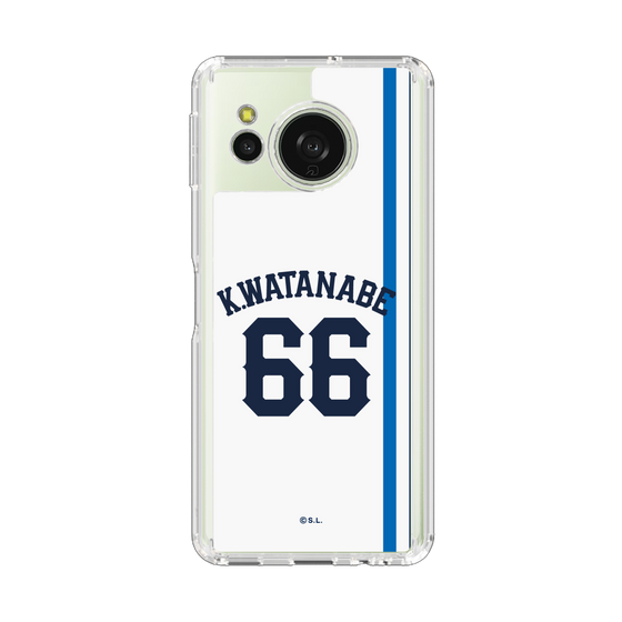 スリムプロテクションケース［ 埼玉西武ライオンズ- #66 WATANABE - ホーム ］