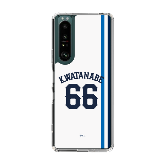 スリムプロテクションケース［ 埼玉西武ライオンズ- #66 WATANABE - ホーム ］