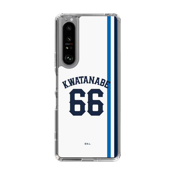 スリムプロテクションケース［ 埼玉西武ライオンズ- #66 WATANABE - ホーム ］