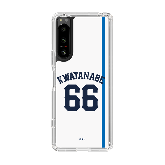 スリムプロテクションケース［ 埼玉西武ライオンズ- #66 WATANABE - ホーム ］