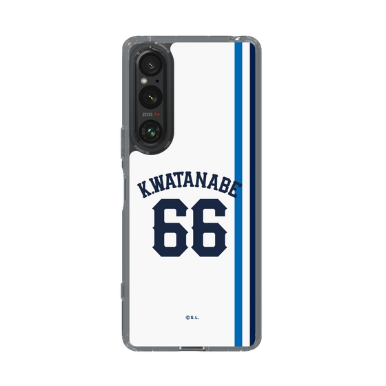 スリムプロテクションケース［ 埼玉西武ライオンズ- #66 WATANABE - ホーム ］