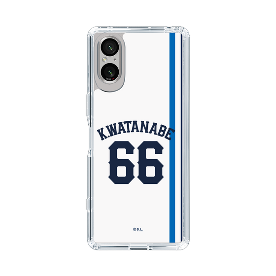 スリムプロテクションケース［ 埼玉西武ライオンズ- #66 WATANABE - ホーム ］