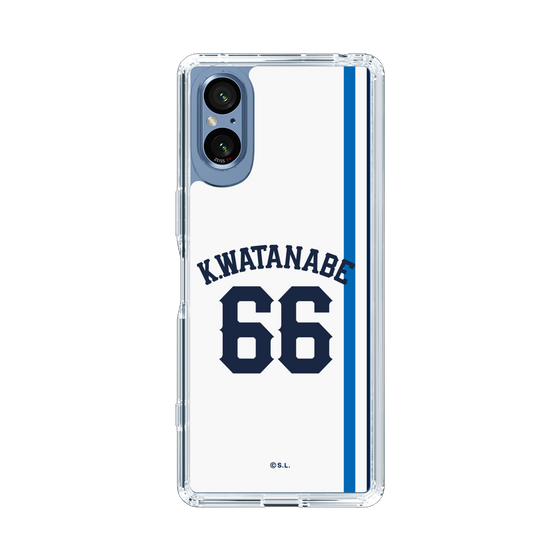 スリムプロテクションケース［ 埼玉西武ライオンズ- #66 WATANABE - ホーム ］